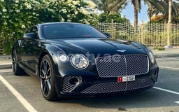 Черный Bentley Continental GT в аренду в Sharjah