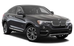 Black BMW X4 for rent in Abu-Dhabi