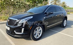 Noir ZZZ Cadillac XT5 en location à Abu-Dhabi