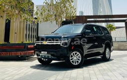 Nero Chevrolet Tahoe in affitto a Abu-Dhabi