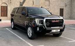 Black GMC Yukon XL for rent in Dubai