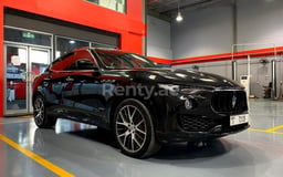 Black Maserati Levante for rent in Abu-Dhabi