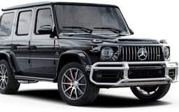 Black Mercedes G63 for rent in Sharjah