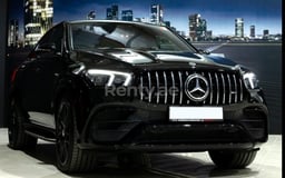 Black New Mercedes GLE 63 for rent in Dubai