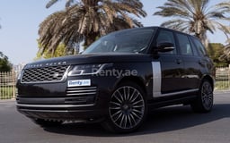 Черный Range Rover Vogue Autobiography Fully Loaded в аренду в Abu-Dhabi