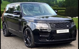 Black Range Rover Vogue for rent in Sharjah