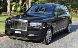 Black Rolls Royce Cullinan for rent in Abu-Dhabi