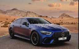 أزرق Mercedes GT63s Edition 1 للإيجار في Abu-Dhabi