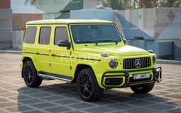 Green Mercedes G63 AMG EDITION 1 Lime for rent in Dubai