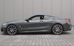 Grey BMW M8 for rent in Dubai