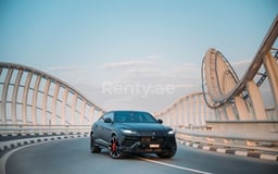Black Lamborghini Urus for rent in Dubai