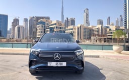 Grey Mercedes EQA FULL ELECTRIC for rent in Abu-Dhabi