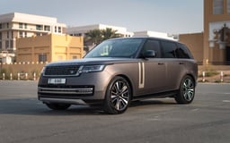Grey Range Rover Vogue HSE for rent in Dubai