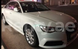 Белый Audi A6 в аренду в Dubai