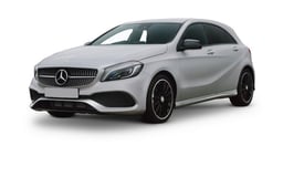 Blanco Mercedes A Class en alquiler en Sharjah