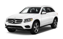 White Mercedes GLC for rent in Abu-Dhabi