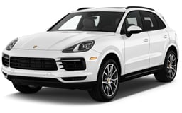 White Porsche Cayenne for rent in Abu-Dhabi