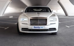 White Rolls Royce Dawn for rent in Abu-Dhabi