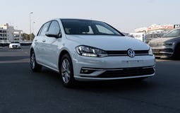 White Volkswagen Golf for rent in Dubai