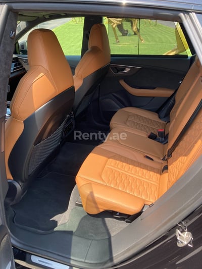 Black RSQ8 for rent in Abu-Dhabi 1