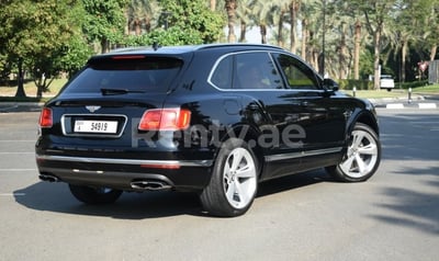 Black Bentley Bentayga for rent in Abu-Dhabi 1