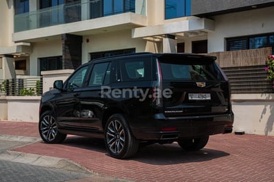 Noir Cadillac Escalade Platinum Fully Loaded en location à Sharjah 0