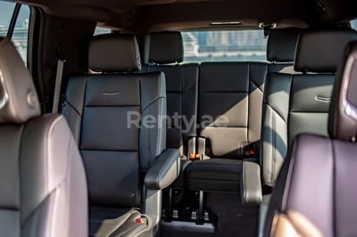 Black Cadillac Escalade for rent in Abu-Dhabi 1