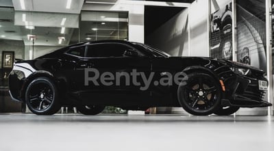 Black Chevrolet Camaro for rent in Sharjah 0