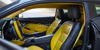 Black Chevrolet Camaro for rent in Sharjah 0