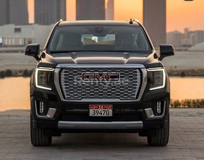 Black GMC Denali for rent in Abu-Dhabi 0