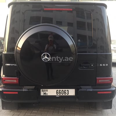 Black Mercedes G class G63 for rent in Abu-Dhabi 1