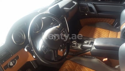 Black Mercedes G63 for rent in Dubai 1