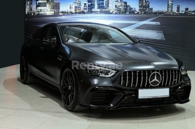 Black Mercedes GT 63s for rent in Abu-Dhabi 0