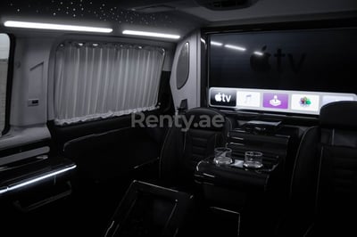 Black Mercedes Vito VIP Maybach for rent in Abu-Dhabi 0