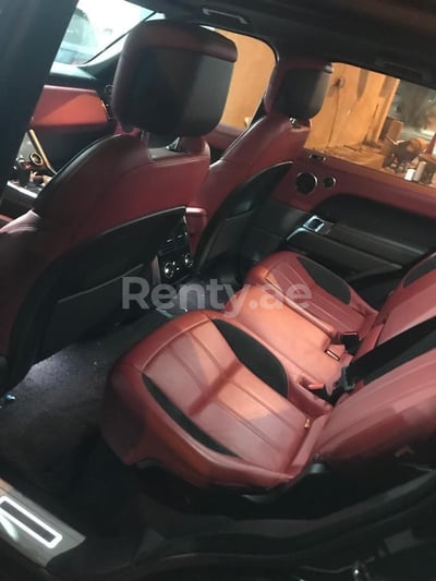 Black Range Rover Sport for rent in Sharjah 1