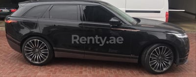 Black Range Rover Velar for rent in Dubai 0