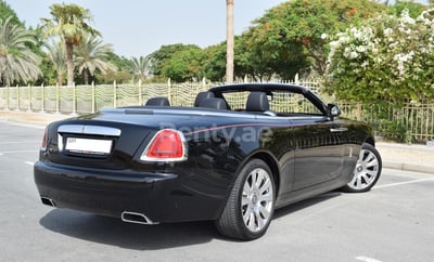 Black Rolls Royce Dawn for rent in Sharjah 1