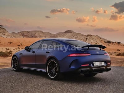 Синий Mercedes GT63s Edition 1 в аренду в Абу-Даби 1