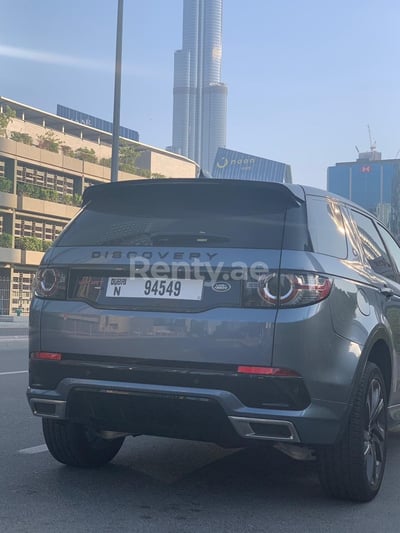 Blue Range Rover Discovery for rent in Sharjah 1