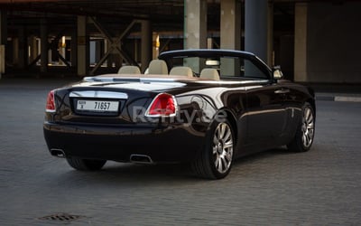 Dunkelbraun Rolls Royce Dawn zur Miete in Abu-Dhabi 1