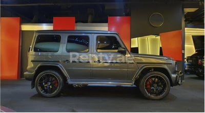 Grey Mercedes G class for rent in Dubai 1