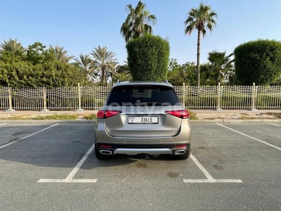 Grey Mercedes GLE for rent in Abu-Dhabi 0