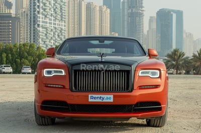 naranja Rolls Royce Wraith- Black Badge en alquiler en Dubai 0