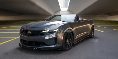 Dark Grey Chevrolet Camaro for rent in Sharjah 0