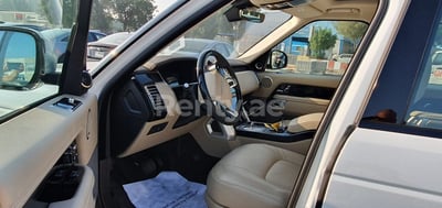 White Range Rover Vogue for rent in Sharjah 0