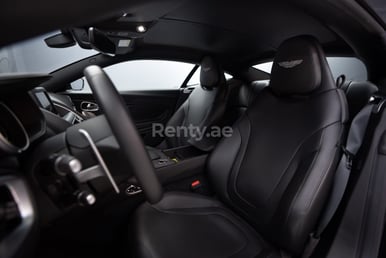 Black Aston Martin DB11 for rent in Dubai 2