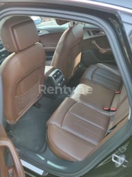 Black Audi A6 for rent in Abu-Dhabi 5