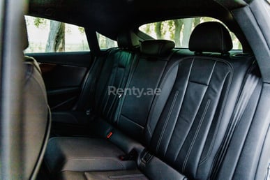 Black Audi A5 for rent in Dubai 5