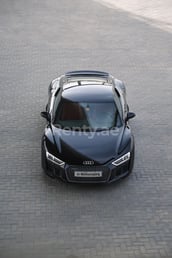 Black Audi R8 V10 for rent in Dubai 1