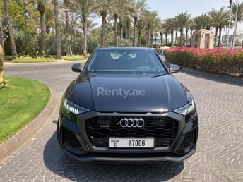 Black RSQ8 for rent in Dubai 5